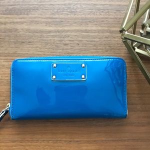 Blue Kate Spade Wallet